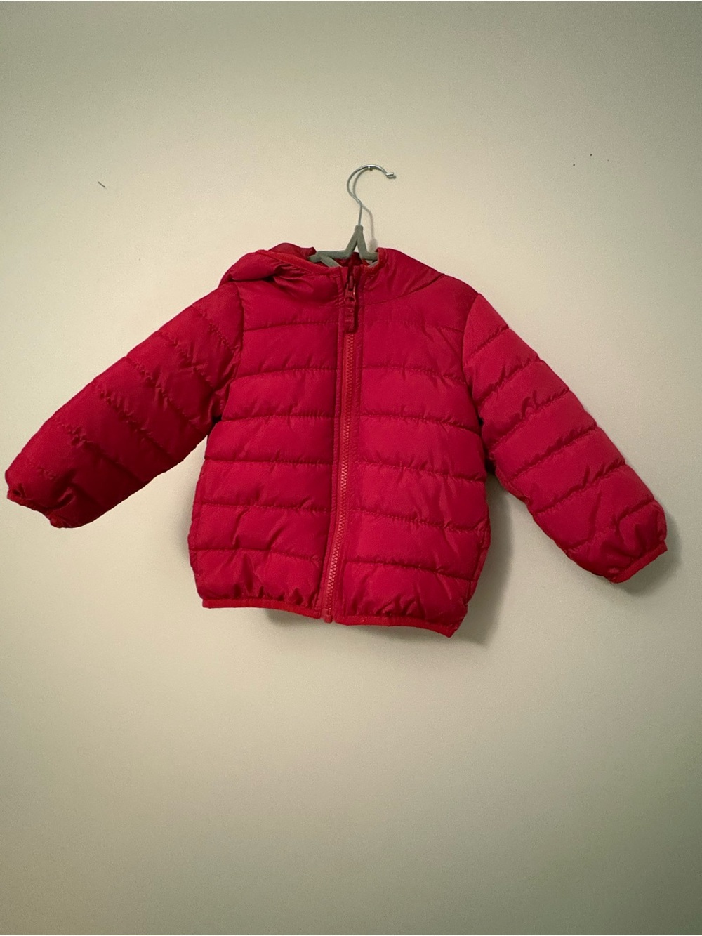 Carter's Red Quilted Puffer Jacket with Hood 18 months
